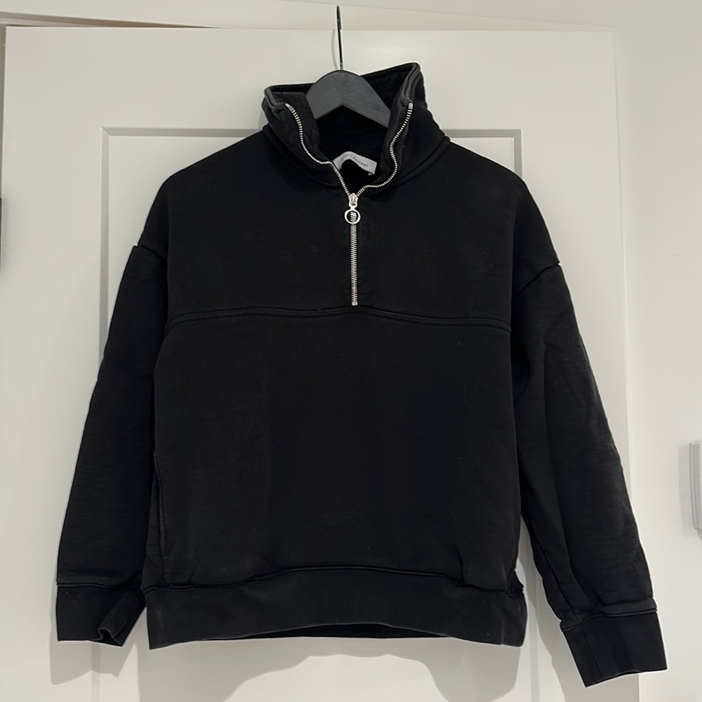 NINETY PERCENT cotton half zip with pockets